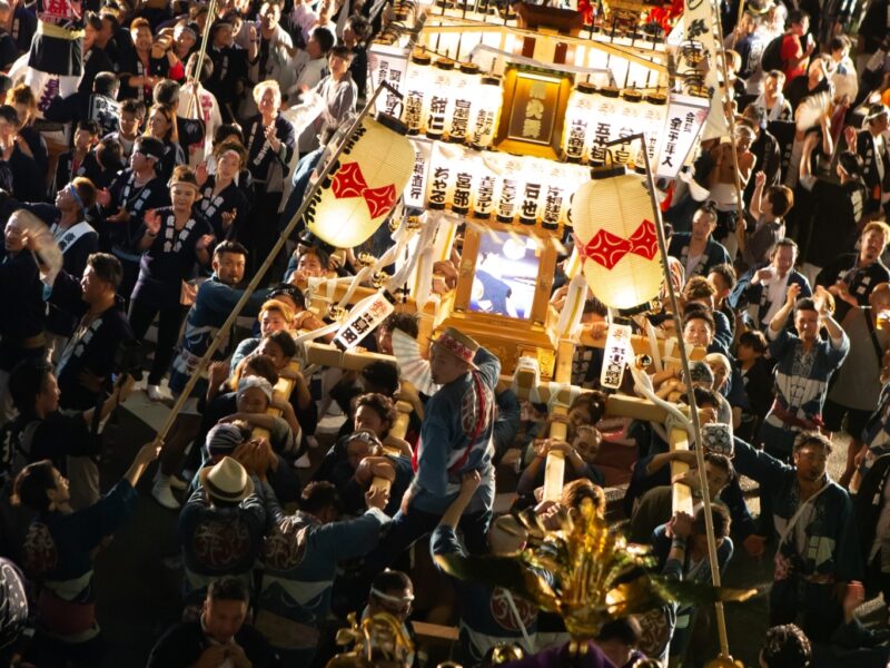 長岡まつり平和祭　慰霊神輿渡御